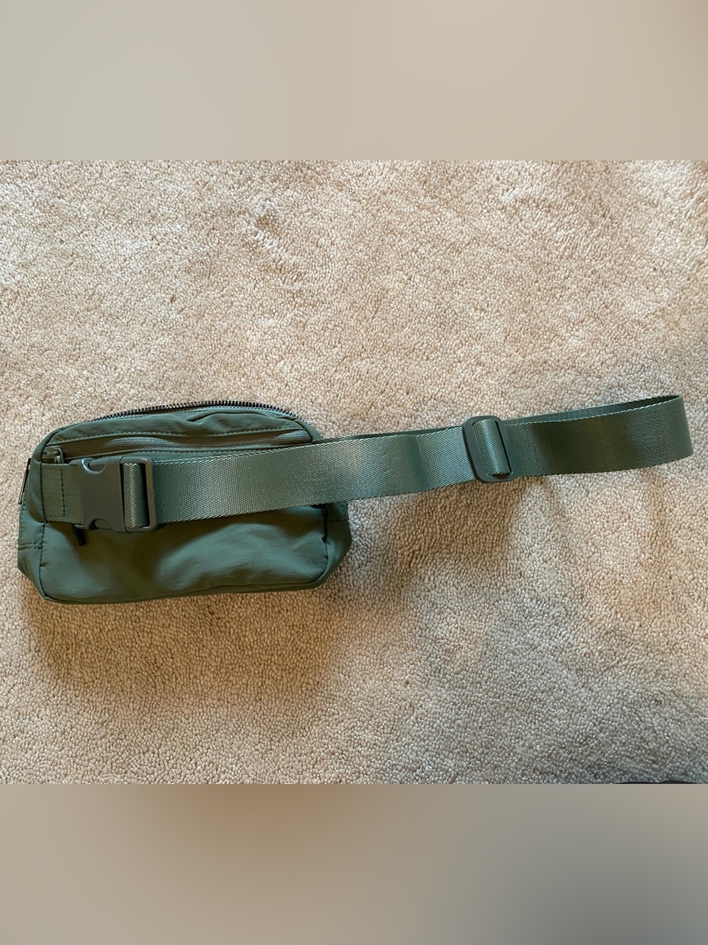 Olive Green Crossbody Belt Bag - Picture 4 of 5